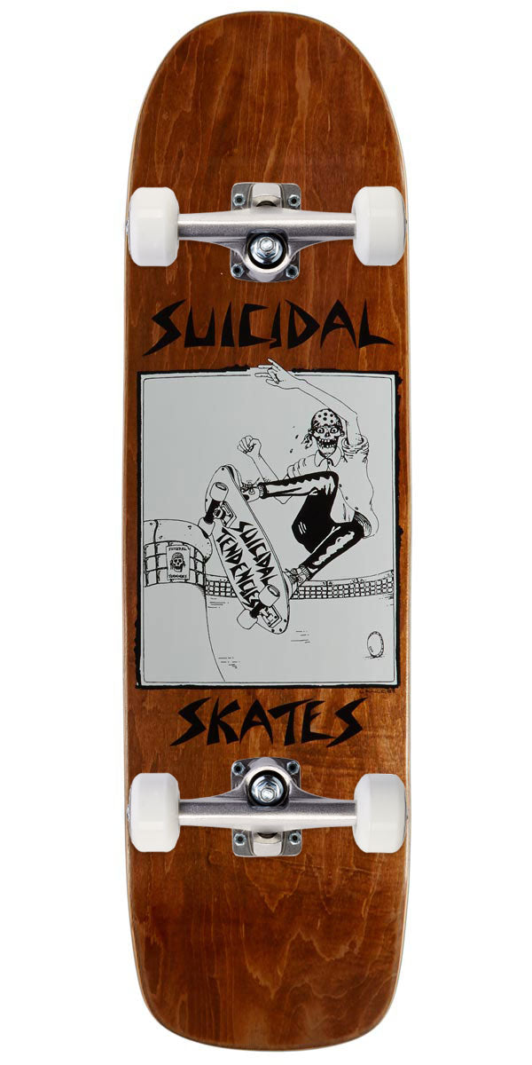 Dogtown Suicidal Pool Skater Skateboard Complete - Assorted Stains - 8.50