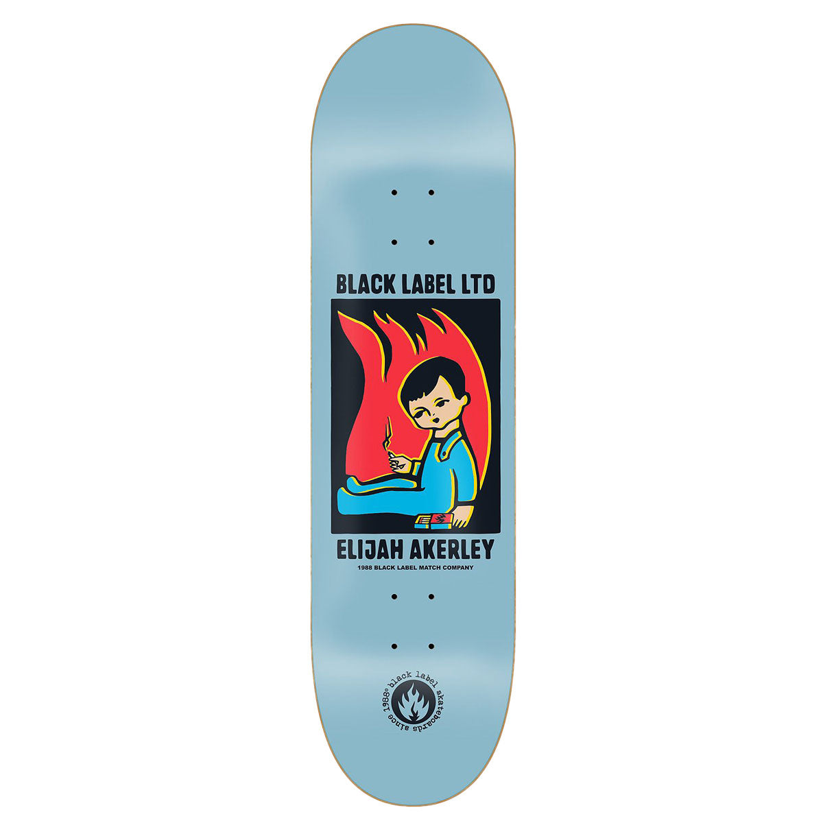 Black Label Elijah Akerley Firestarter Skateboard Deck - 8.50