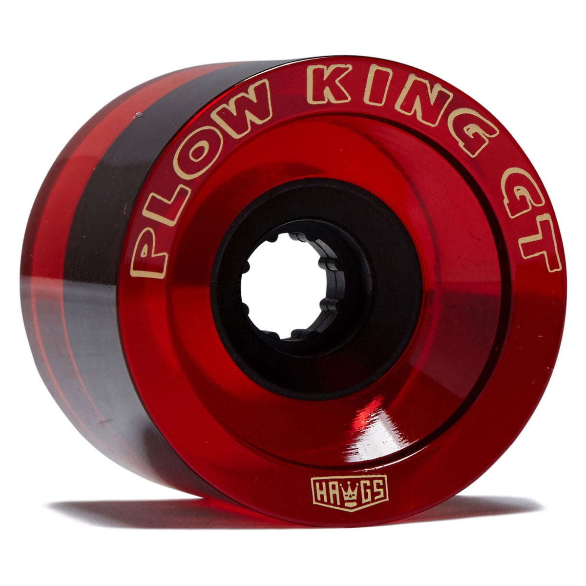 KINGBOLT 681MUL-SVAGS 60周年記念モデル Hawgs Plow King GT 76a Stone Ground Longboard Wheels - Red - 74mm