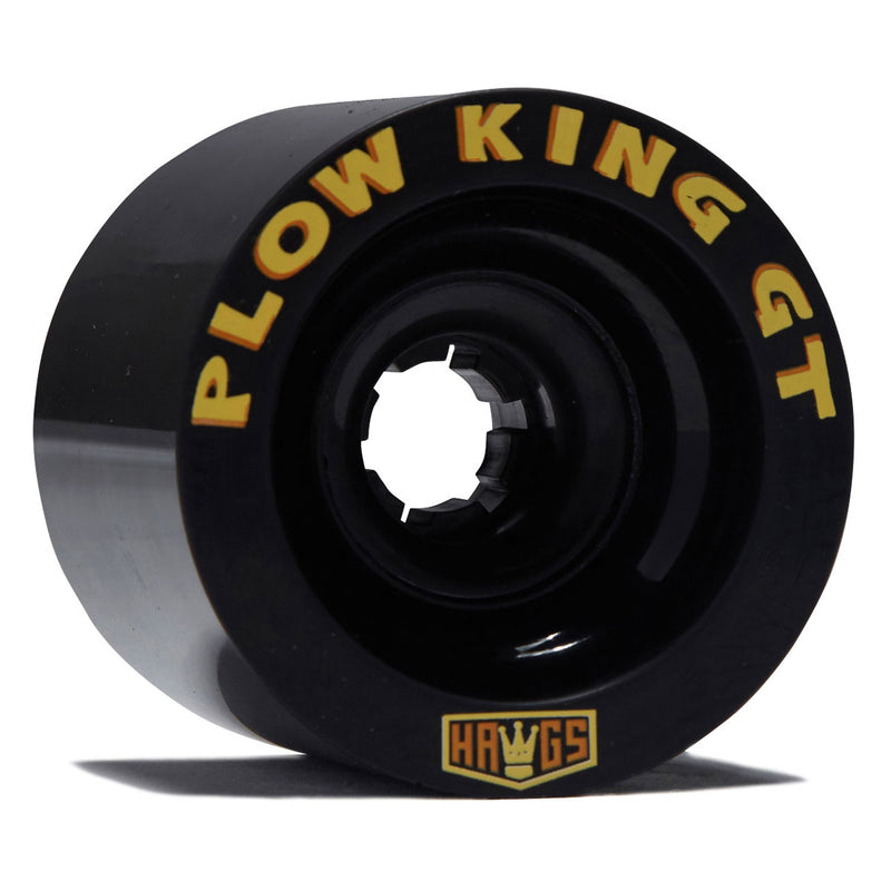 Hawgs Plow King GT 76a Longboard Wheels - Black - 73mm