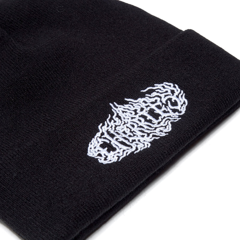 Cherries Flame Beanie - Black