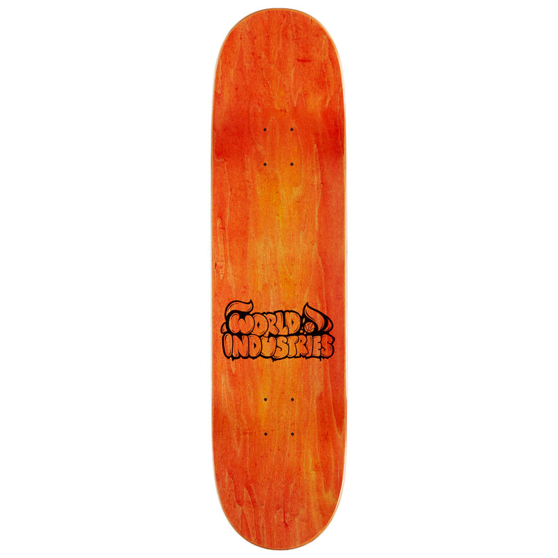 World Industries Solid Gold Flame Boy Skateboard Deck - 8.00