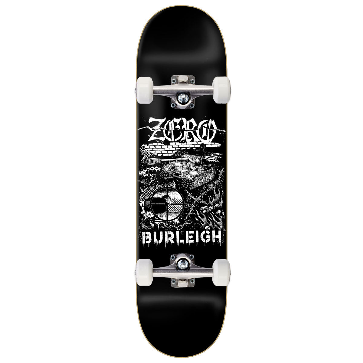 Zero Burleigh Black Sheep Skateboard Complete - 8.25