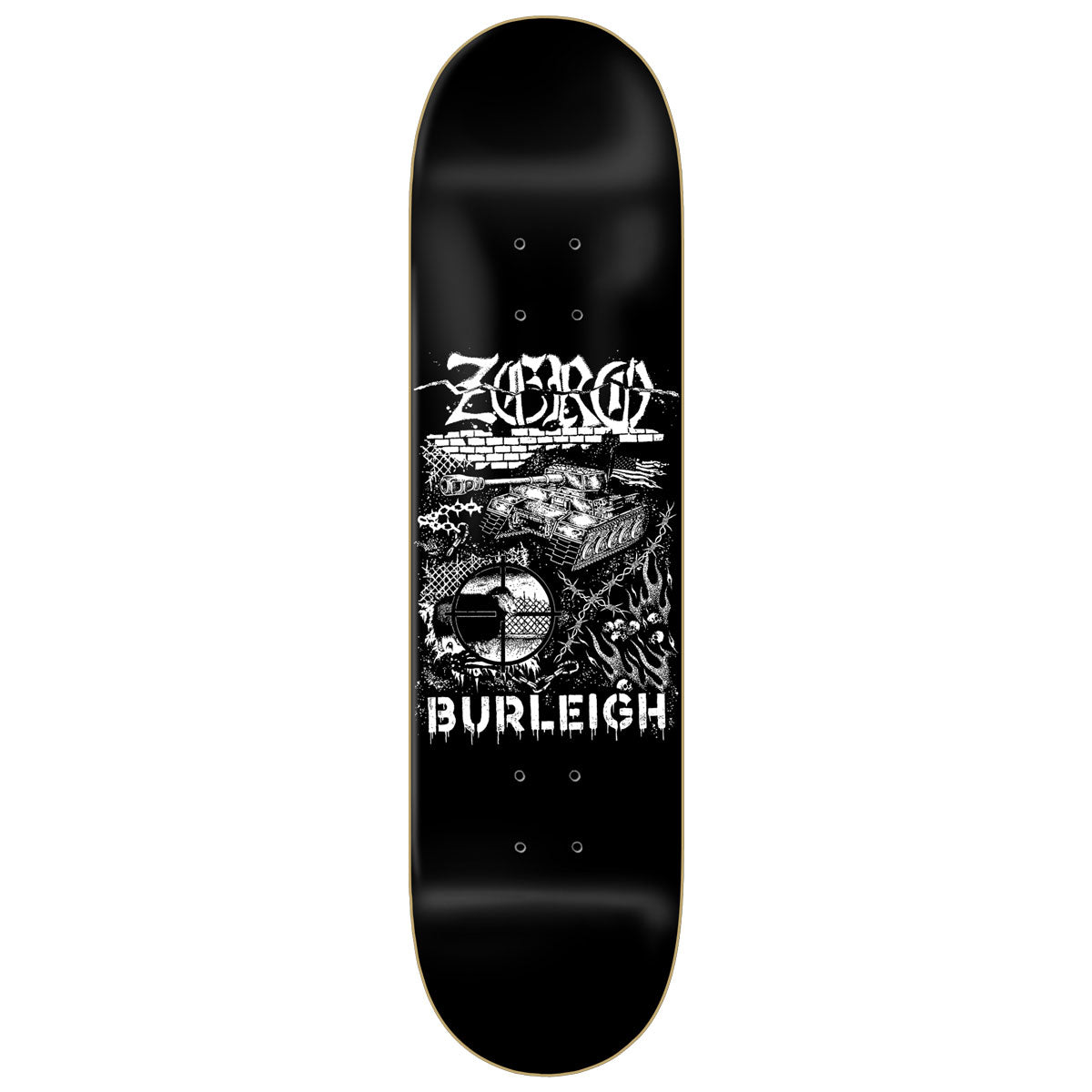 太郎　sub d2.0 black sheep Zero Burleigh Black Sheep Skateboard Deck - 8.50
