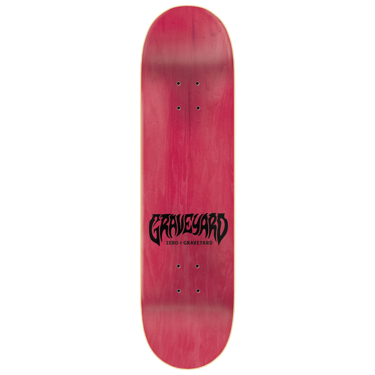 Zero x Graveyard Logo Skateboard Deck - 8.50