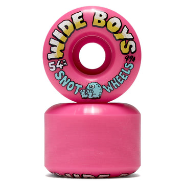 Snot Wide Boys 99a Skateboard Wheels - Pink - 54mm