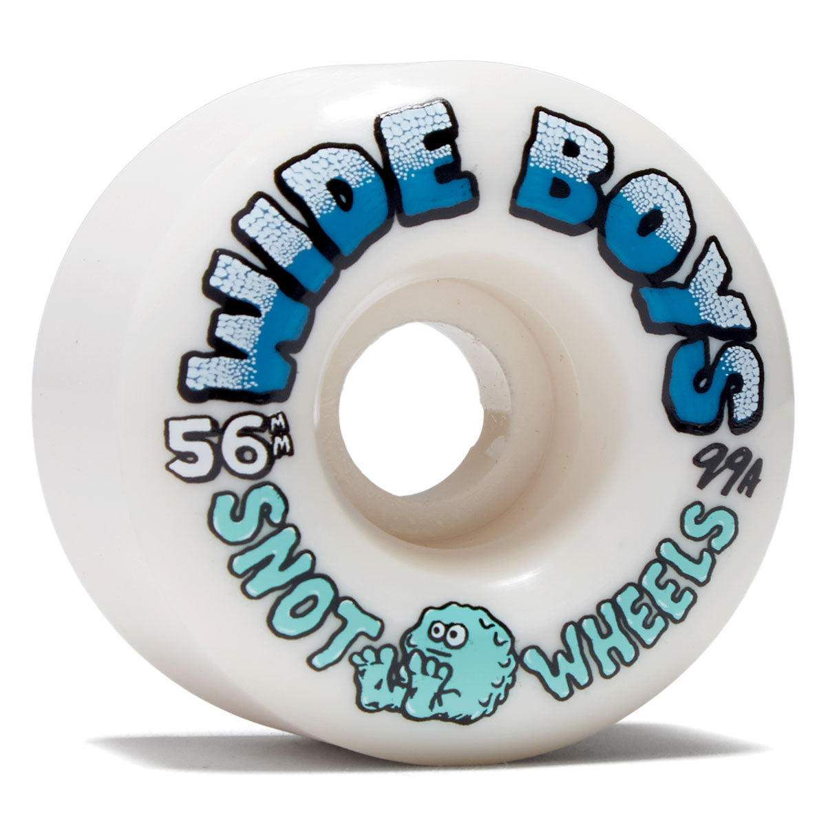 Snot Wide Boys 99a Skateboard Wheels - White - 56mm – CCS
