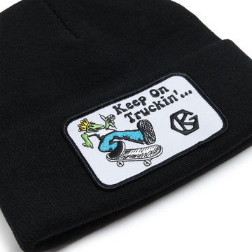 Grind King Keep On Truckin' Beanie - Black
