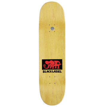 Black Label Elephant Block Skateboard Deck - Red - 8.50