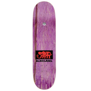 Black Label Elephant Block Skateboard Deck - Red - 8.75