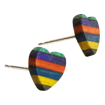 MapleXO Classic Stud Earrings - Heart