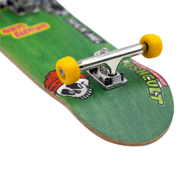 SlushCult Sticker Slap Grom Fingerboard Complete - Green