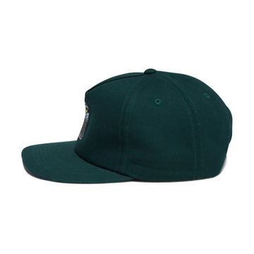 SlushCult Trash 5 Panel Hat - Forest Green