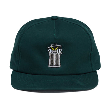 SlushCult Trash 5 Panel Hat - Forest Green