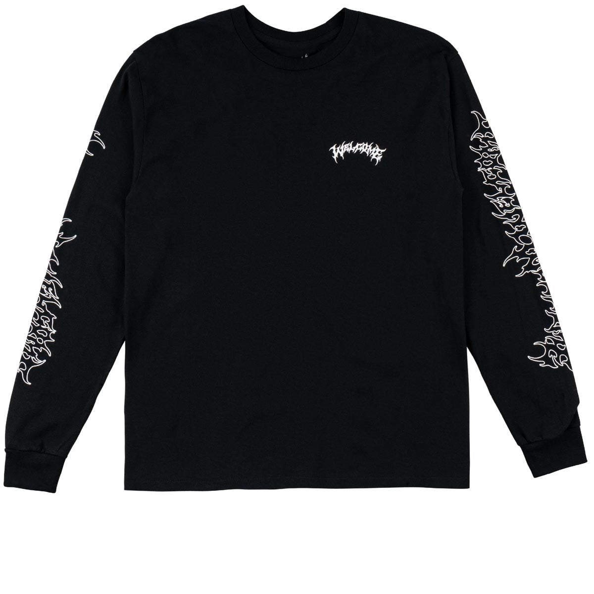 Welcome Barb Long Sleeve T-Shirt - Black/White image 1