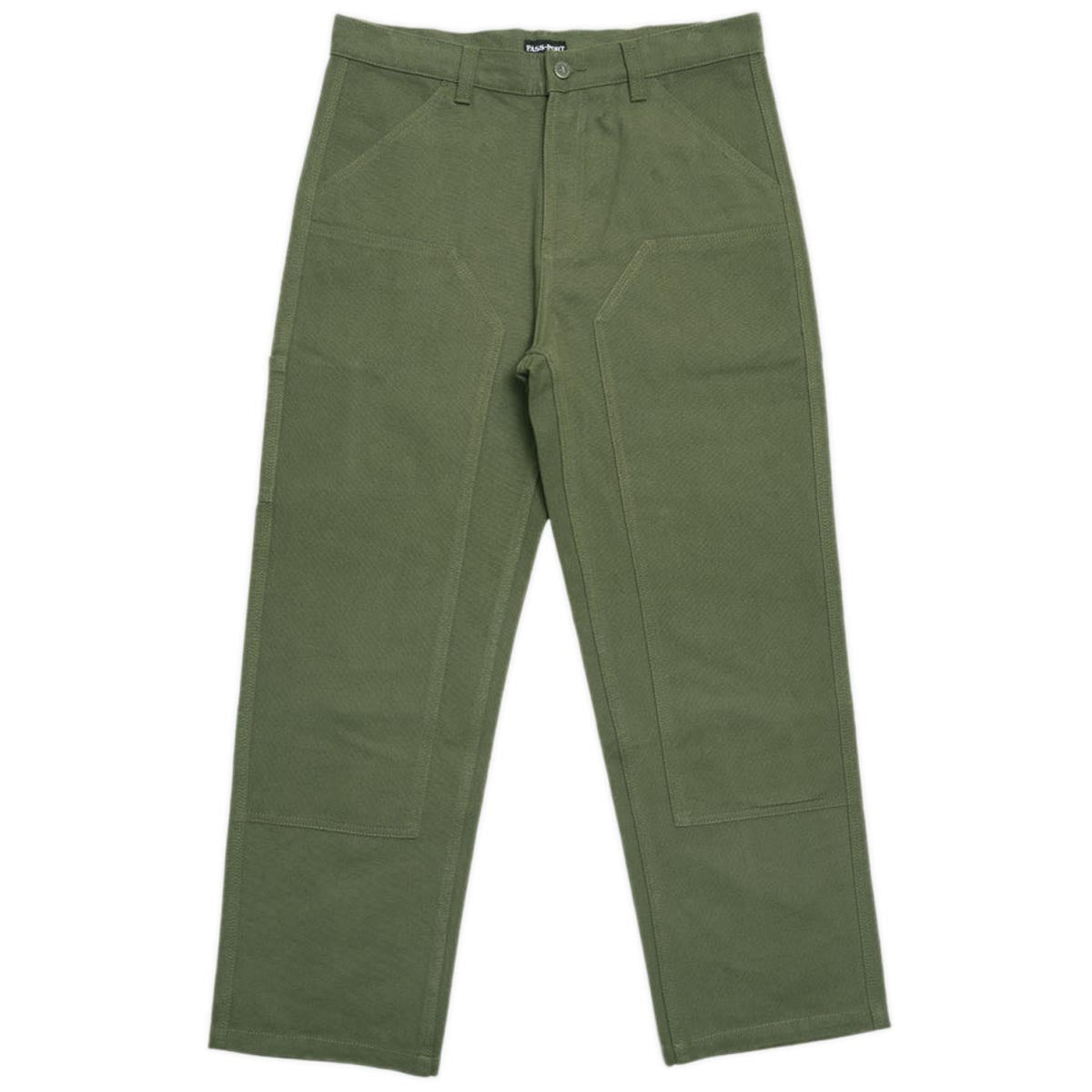 Passport Double Knee Diggers Club Pants - Olive image 1