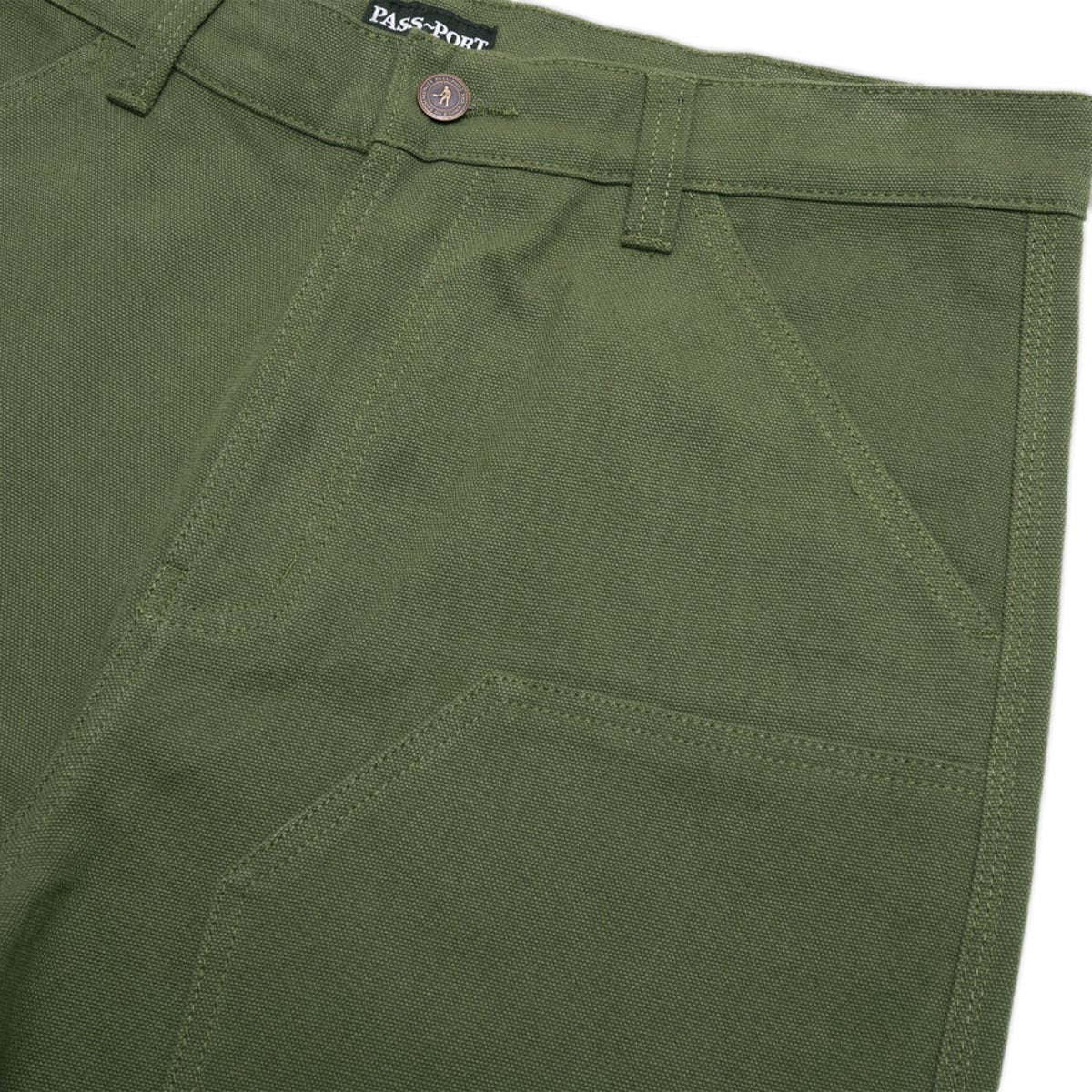 Passport Double Knee Diggers Club Pants - Olive image 4