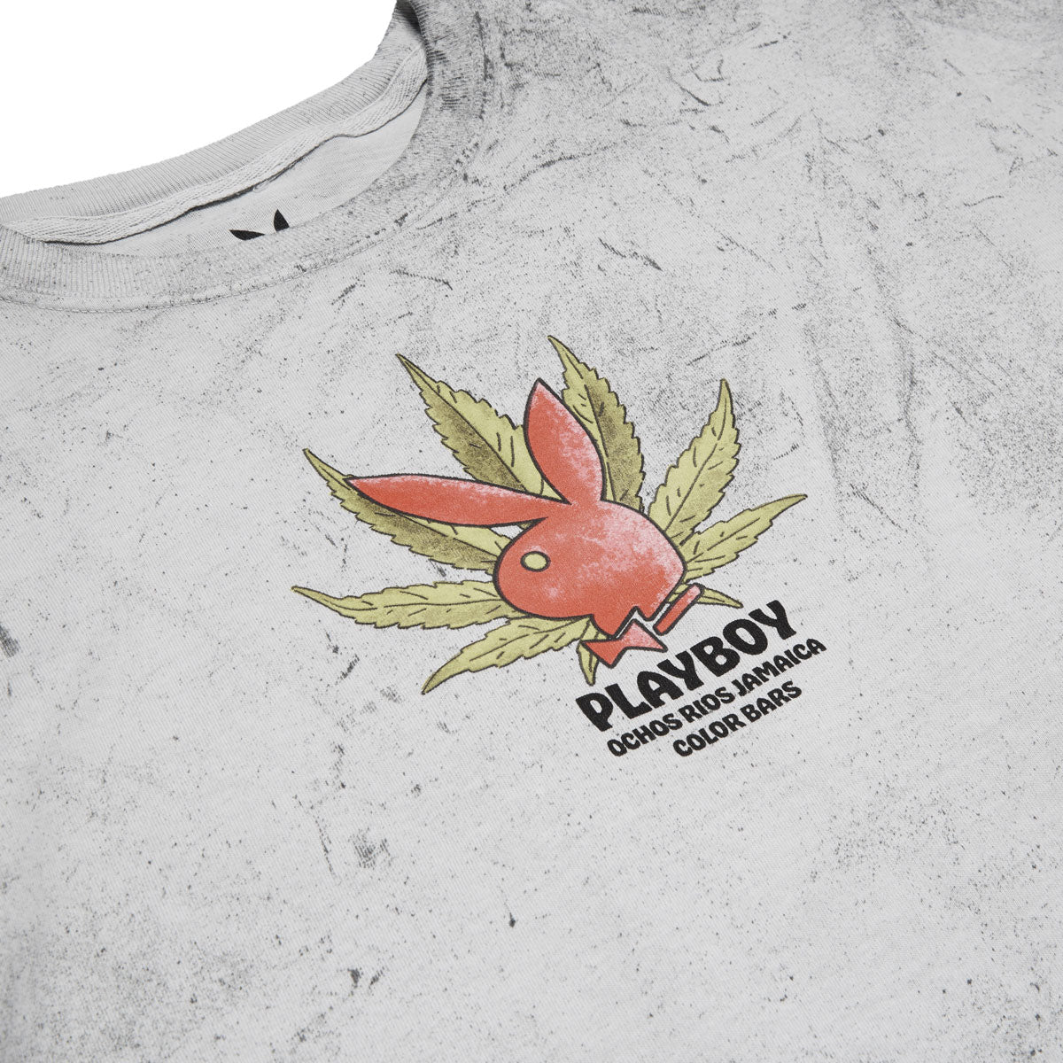Color Bars x Playboy Jamaica Spades T-Shirt - Smoke image 3