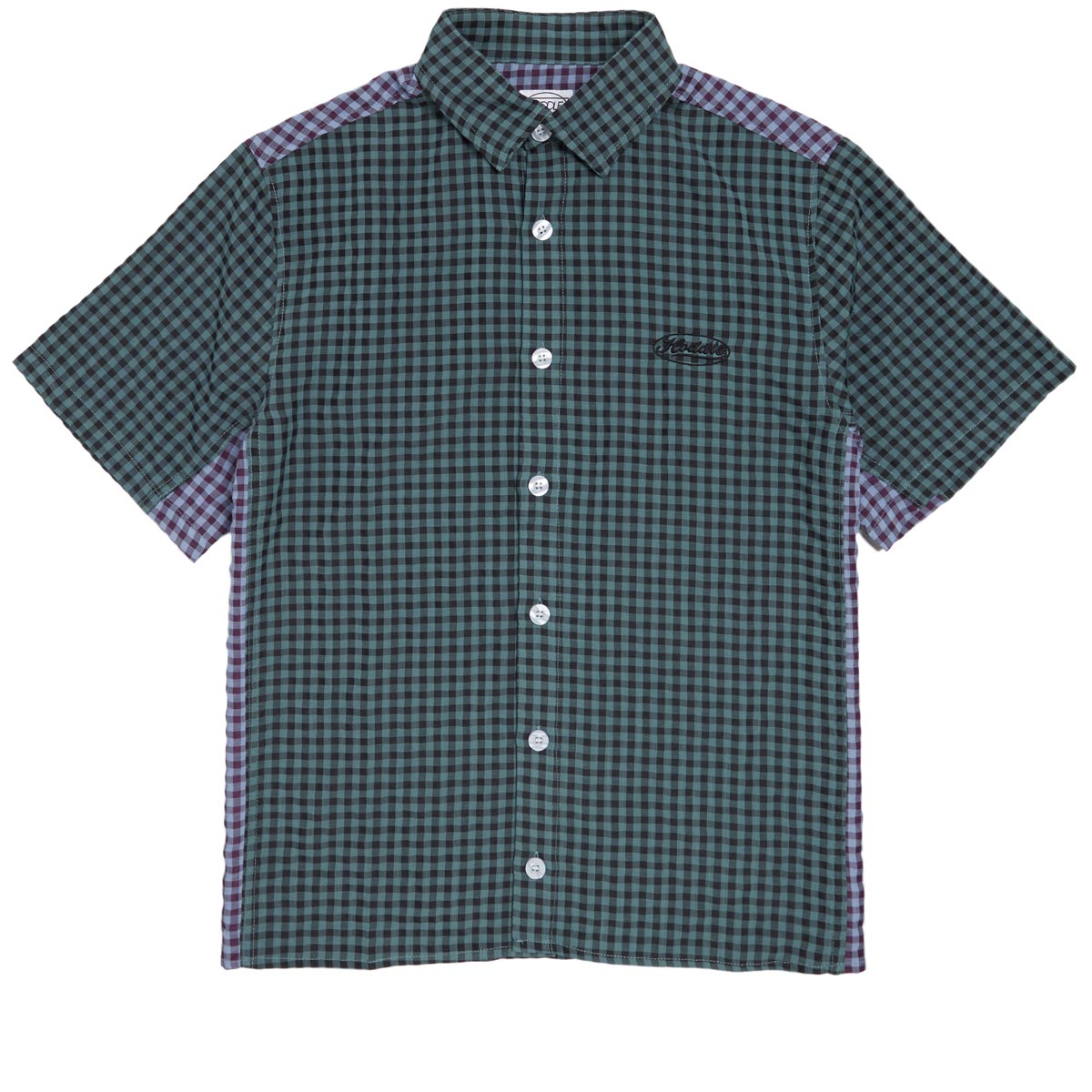 Hoddle Tour Shirt - Blue/Green Check image 1