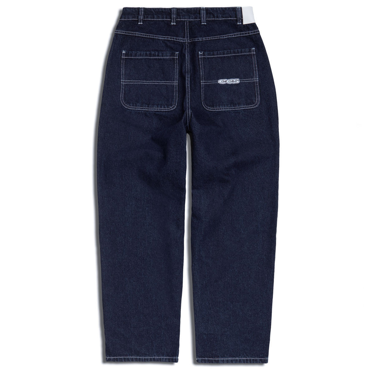 【BLUE】Overdyed DENIM PANTS CCS 4x4 Reinforced Baggy Taper Denim Jeans - Overdyed Navy