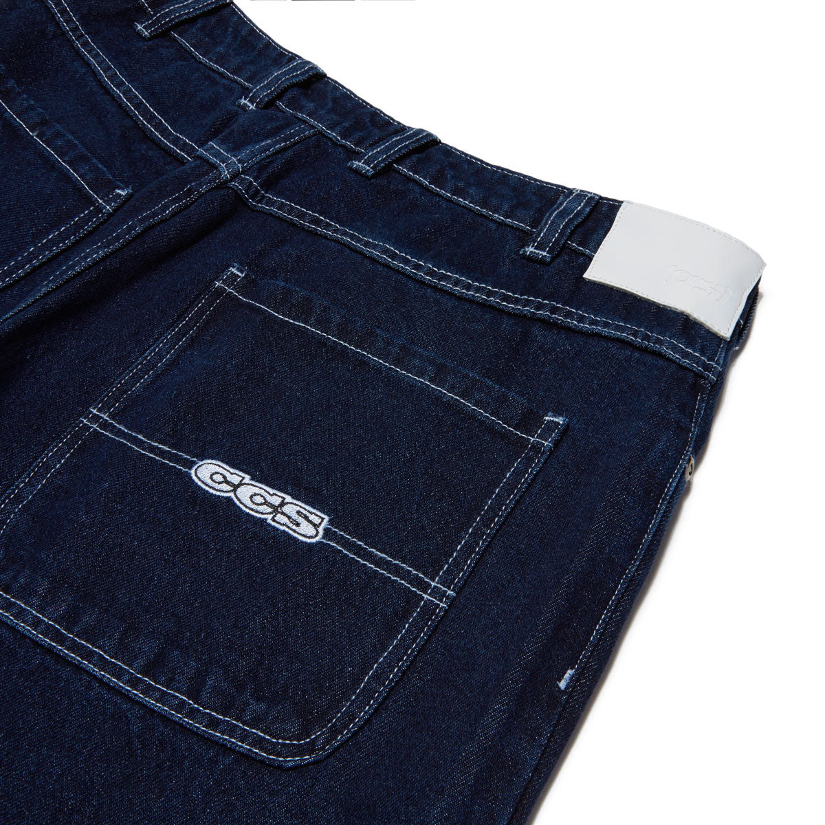 CCS Baggy Taper Denim Jeans - Overdyed Navy image 6