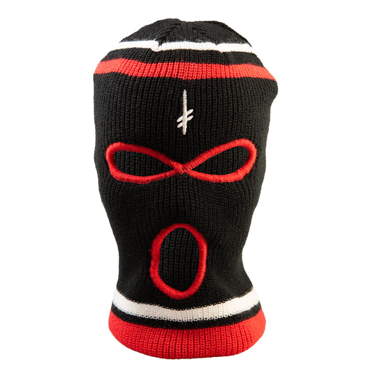 Deathwish Gang Logo Ski Mask - Black/Red image 1