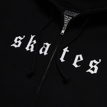 CCS Cheap Skates OE Zip Hoodie - Black/White