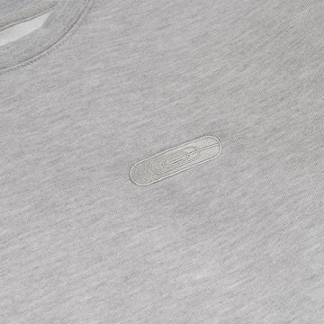 CCS Nested Logo Heavy Crewneck Sweatshirt - Heather Grey