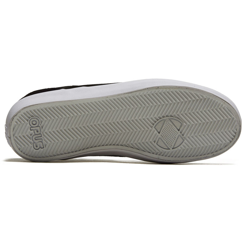 Opus Honey Slip Shoes - Black/White Suede