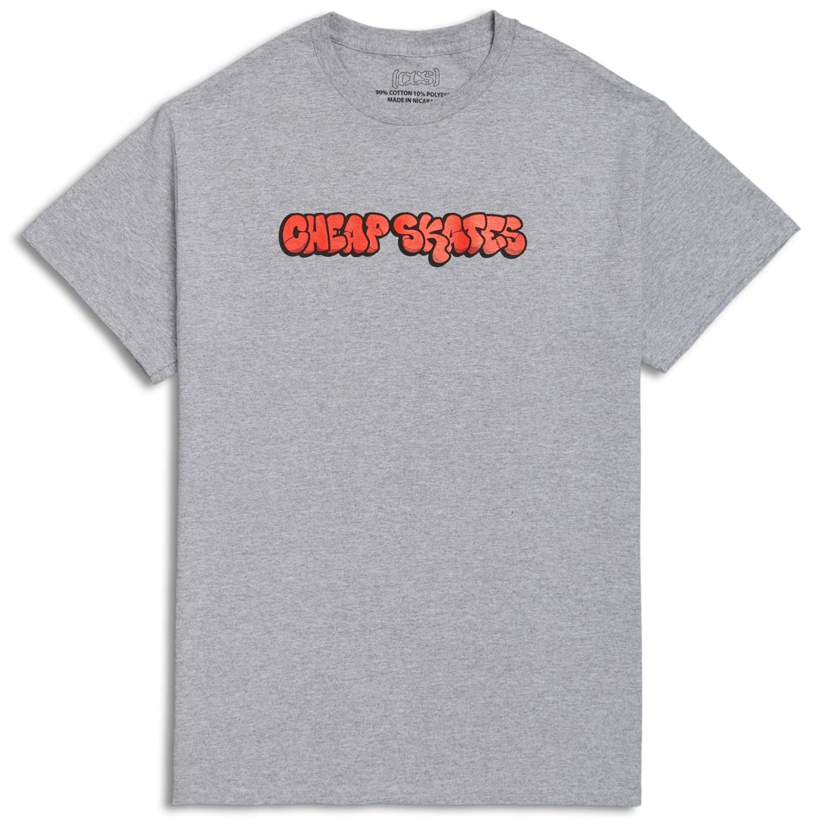 CCS Cheap Skates Tag T-Shirt - Grey/Red/Black image 1