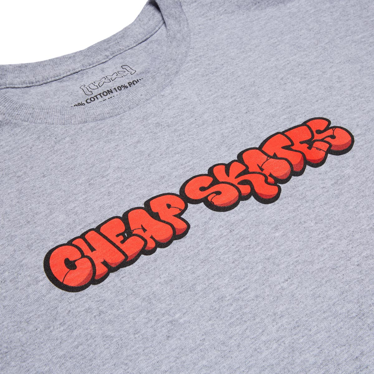 CCS Cheap Skates Tag T-Shirt - Grey/Red/Black image 2