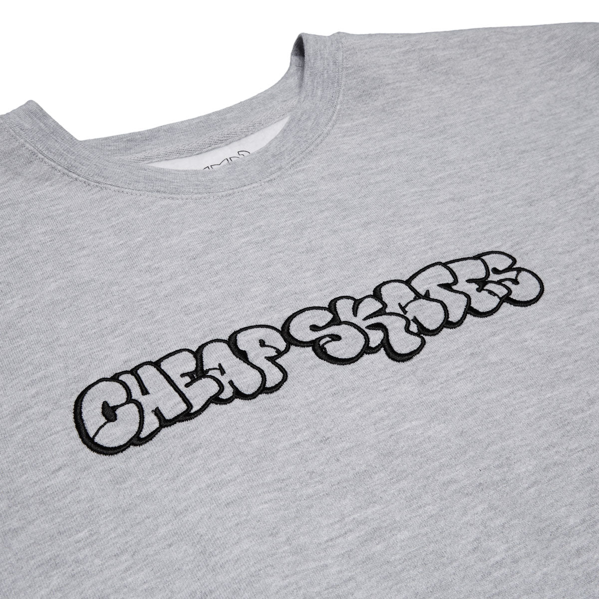 CCS Cheap Skates Tag Heavy Crewneck Sweatshirt - Heather Grey image 2