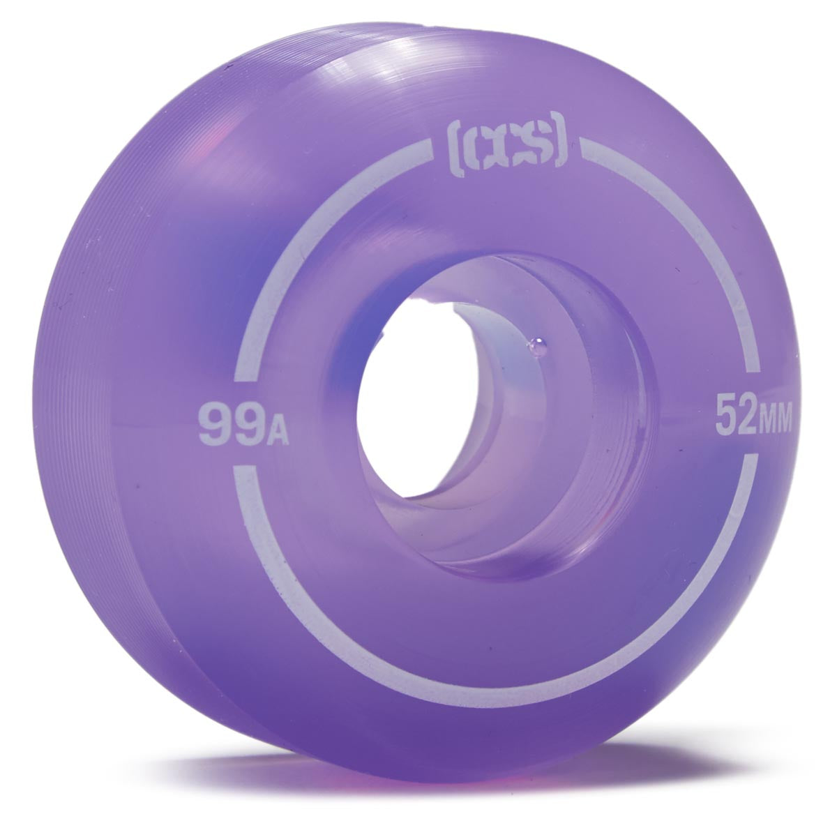 CCS Clear 99a Skateboard Wheels - Purple - 52mm image 1