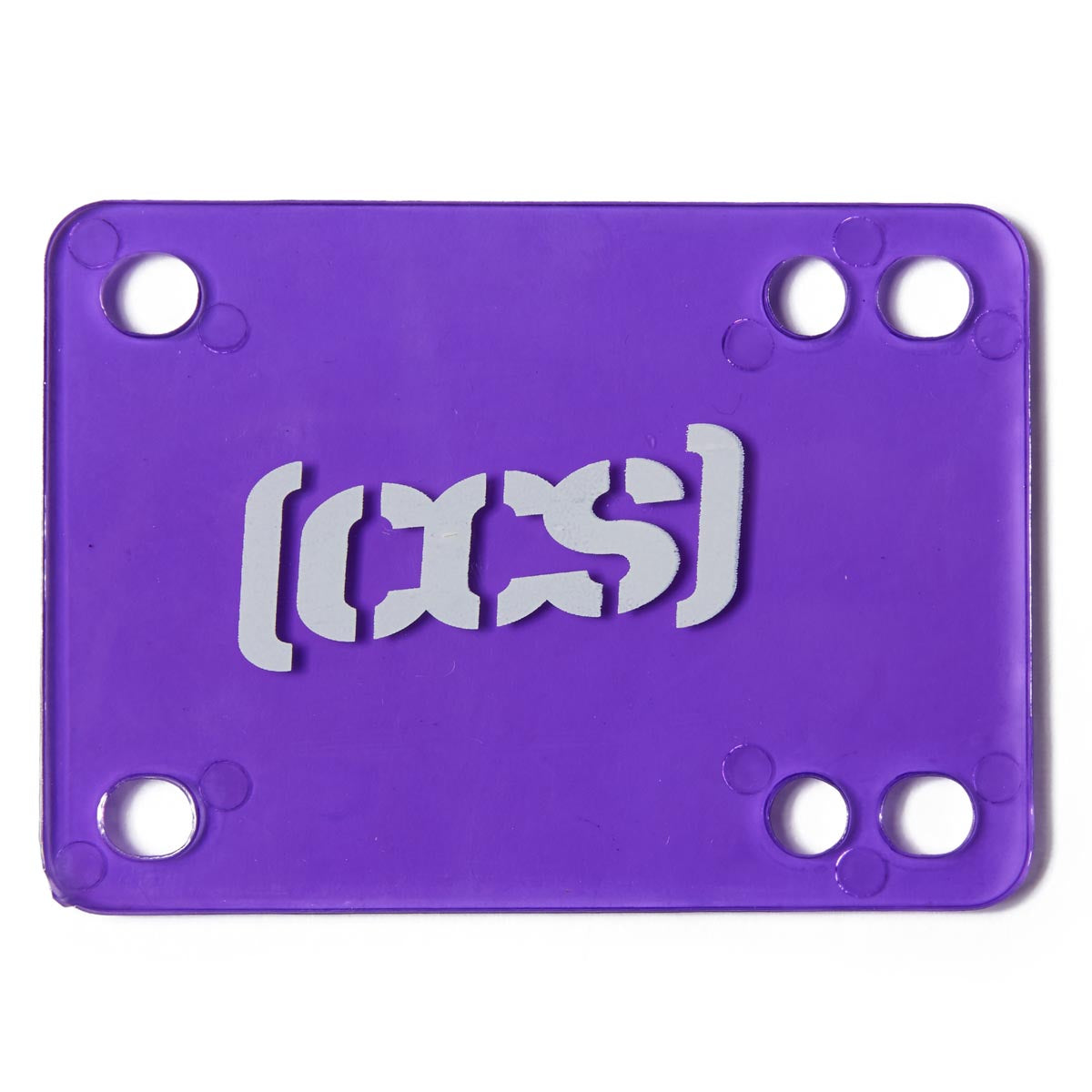 CCS Clear Skateboard Riser Pads - Purple image 2