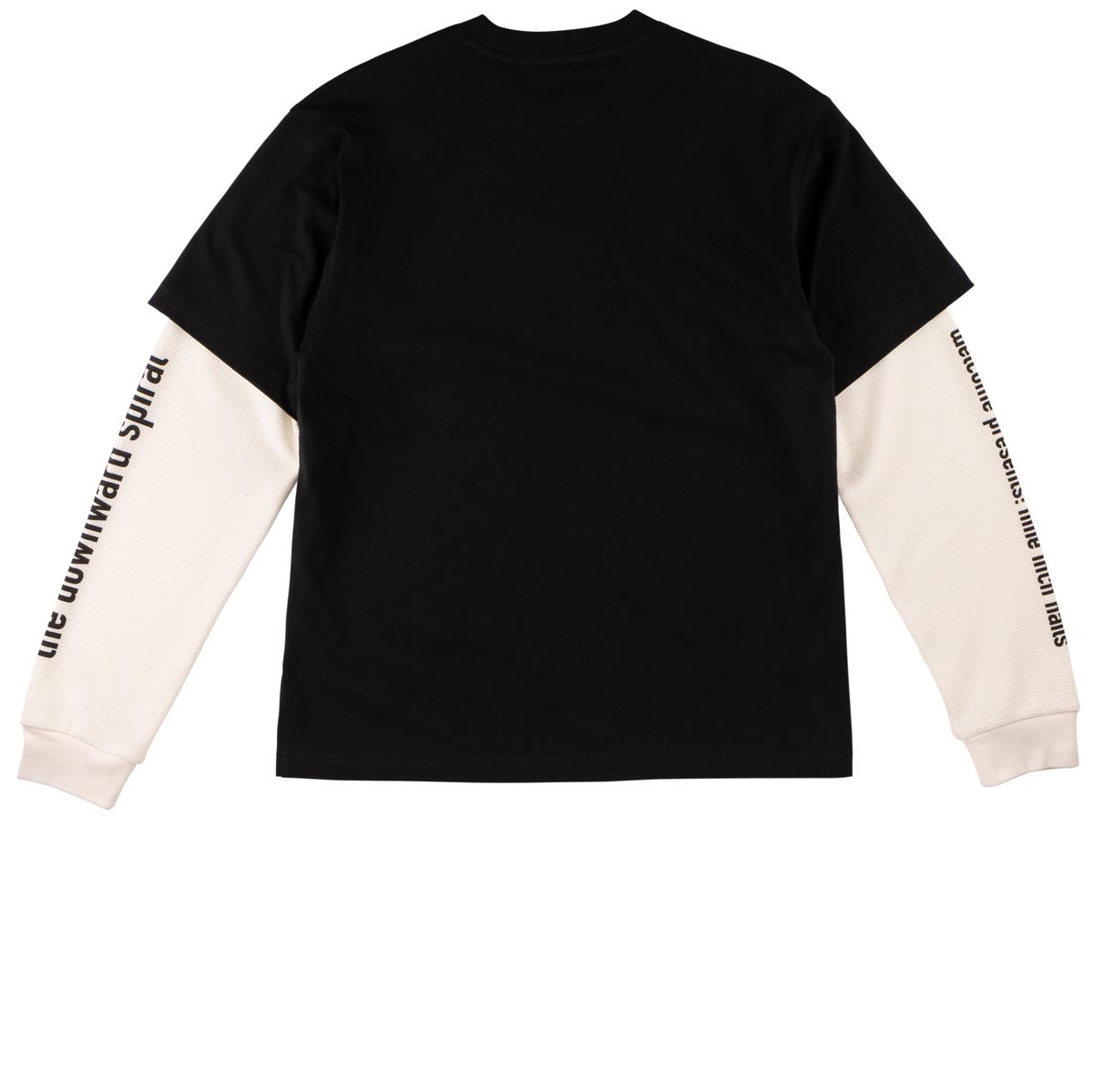 Welcome x Nine Inch Nails Heresy Layered Knit Shirt - Black/Bone image 2