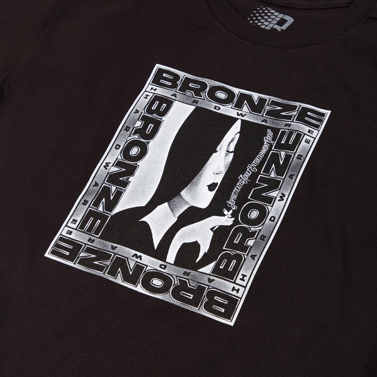 Bronze 56k Church T-Shirt - Black image 2