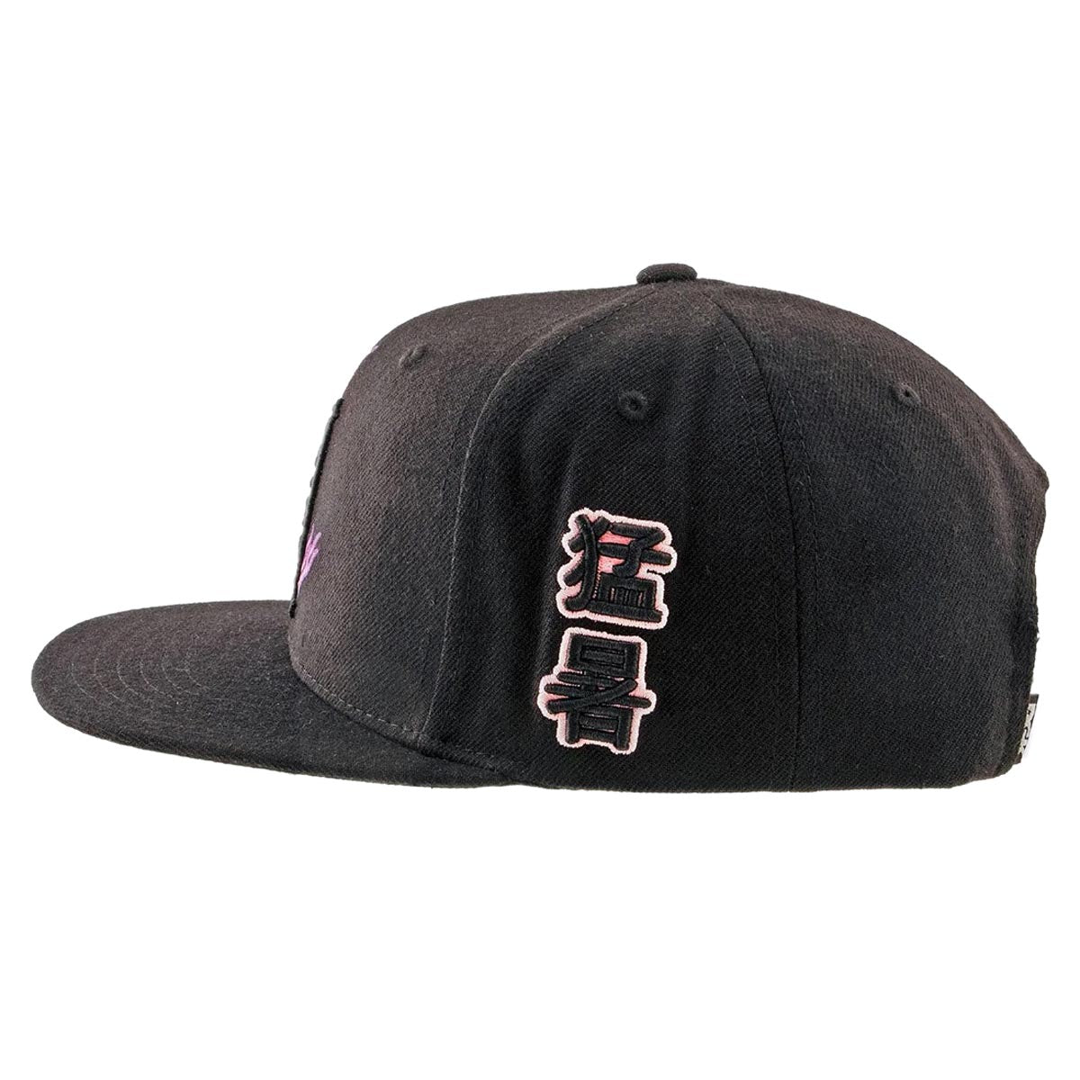 DGK Fire Blossom Snapback Hat - Black image 3