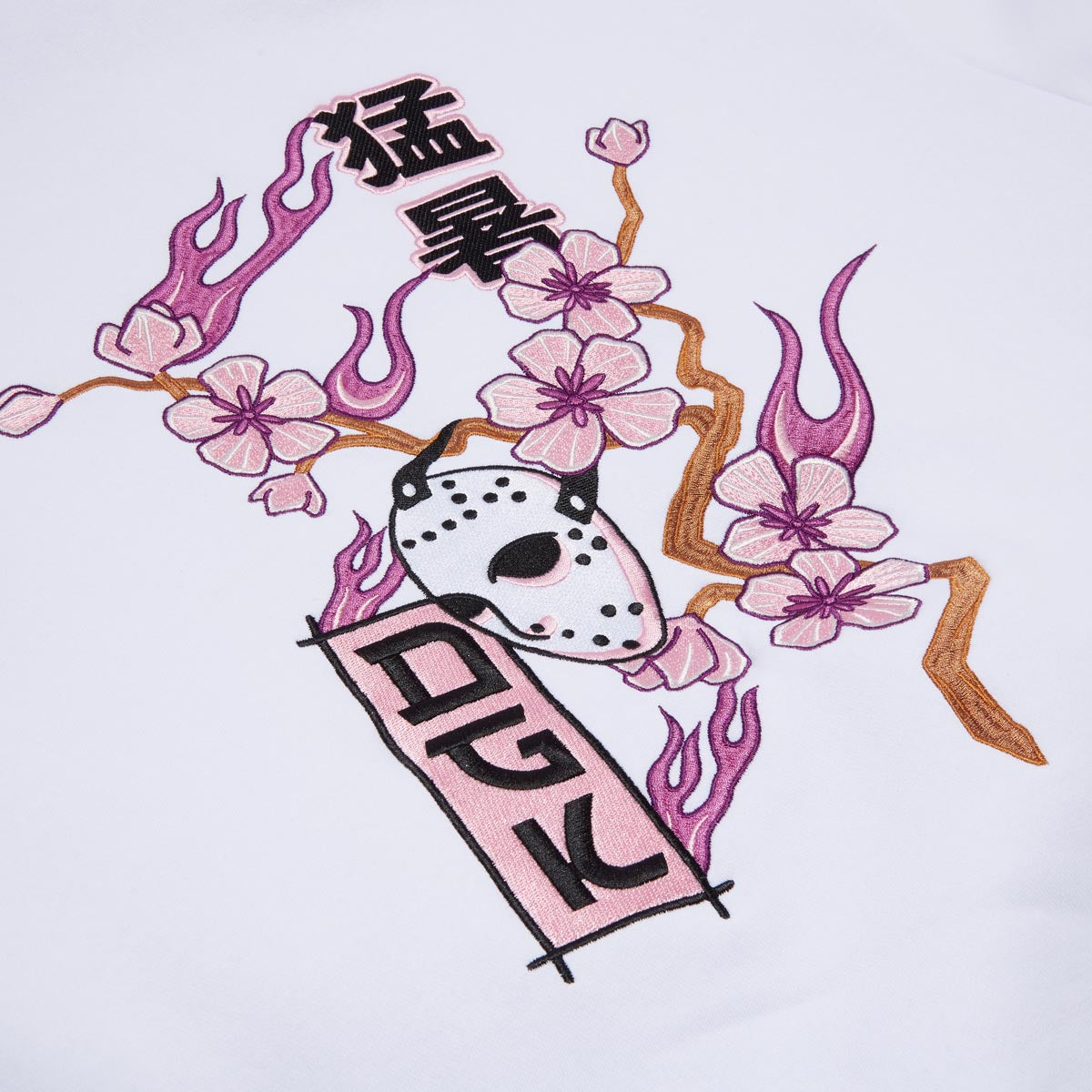 DGK Fire Blossom Hoodie - White image 4
