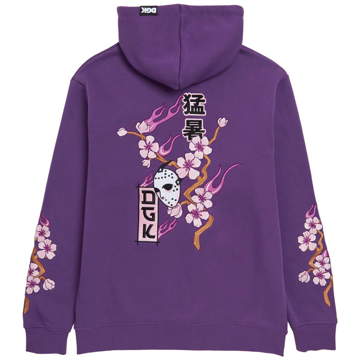 DGK Fire Blossom Hoodie - Purple image 1