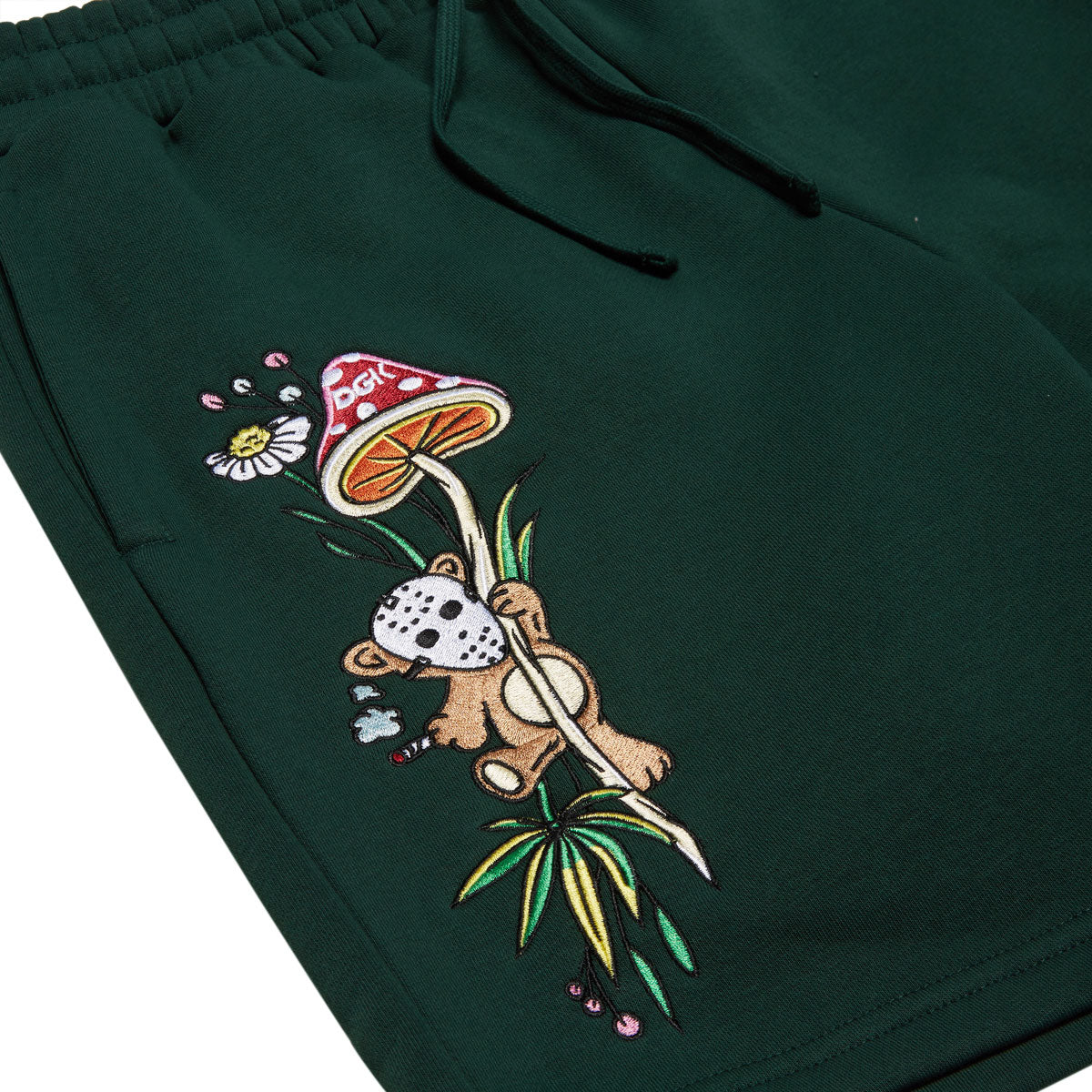 DGK Wonderland Fleece Shorts - Green image 3