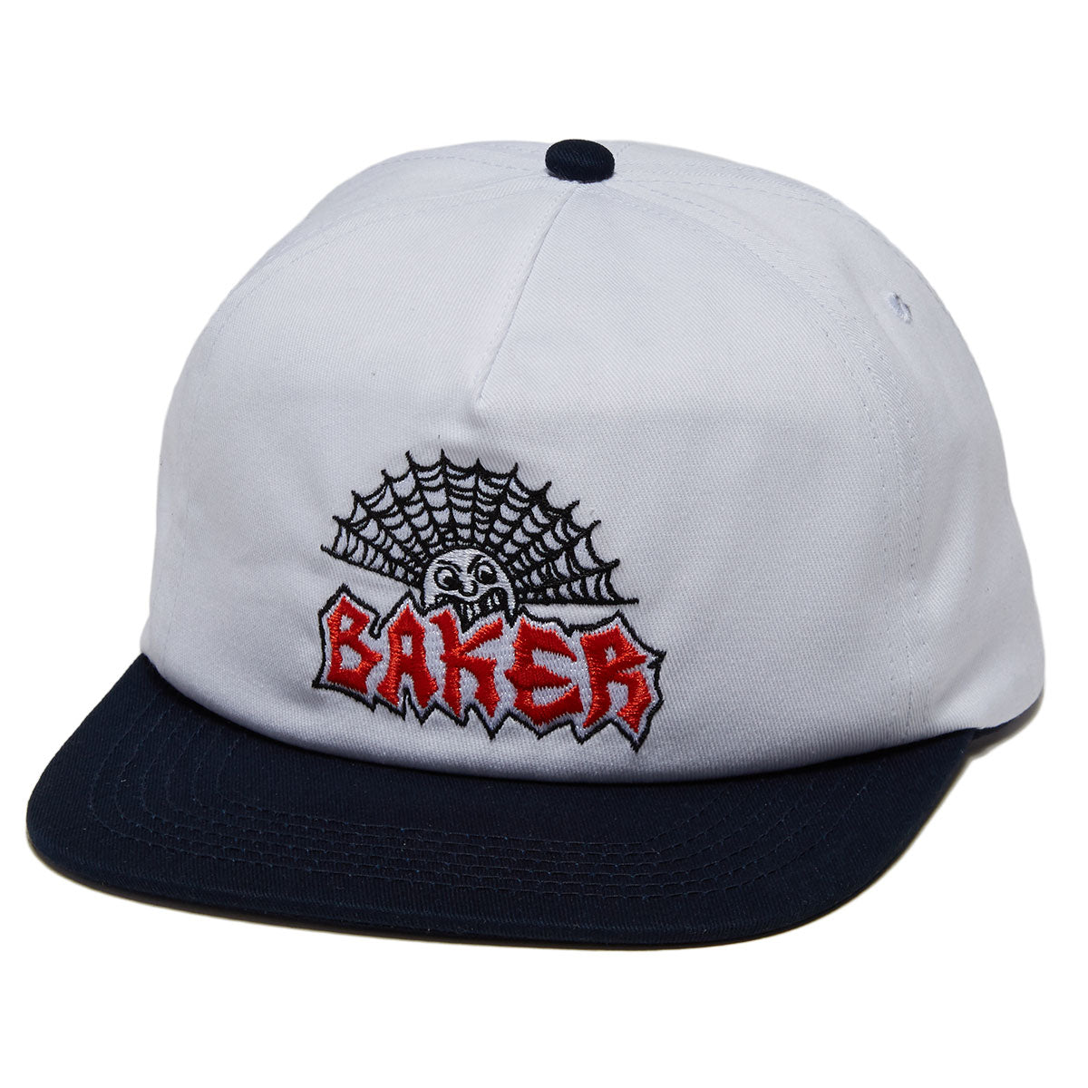 Baker Jollyman Snapback Hat - White/Navy image 1