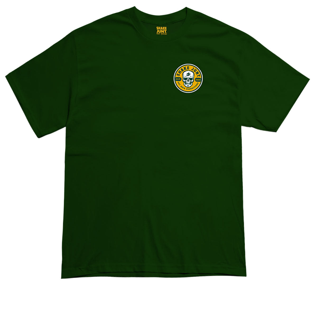 Shake Junt Skull T-Shirt - Forest Green image 2