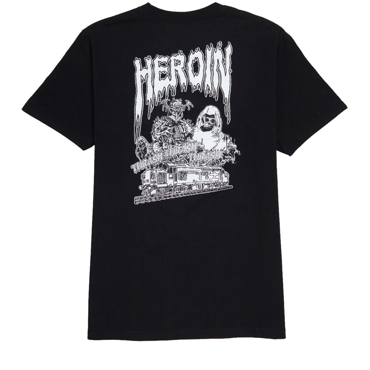 Heroin Ghost Train T-Shirt - Black image 1