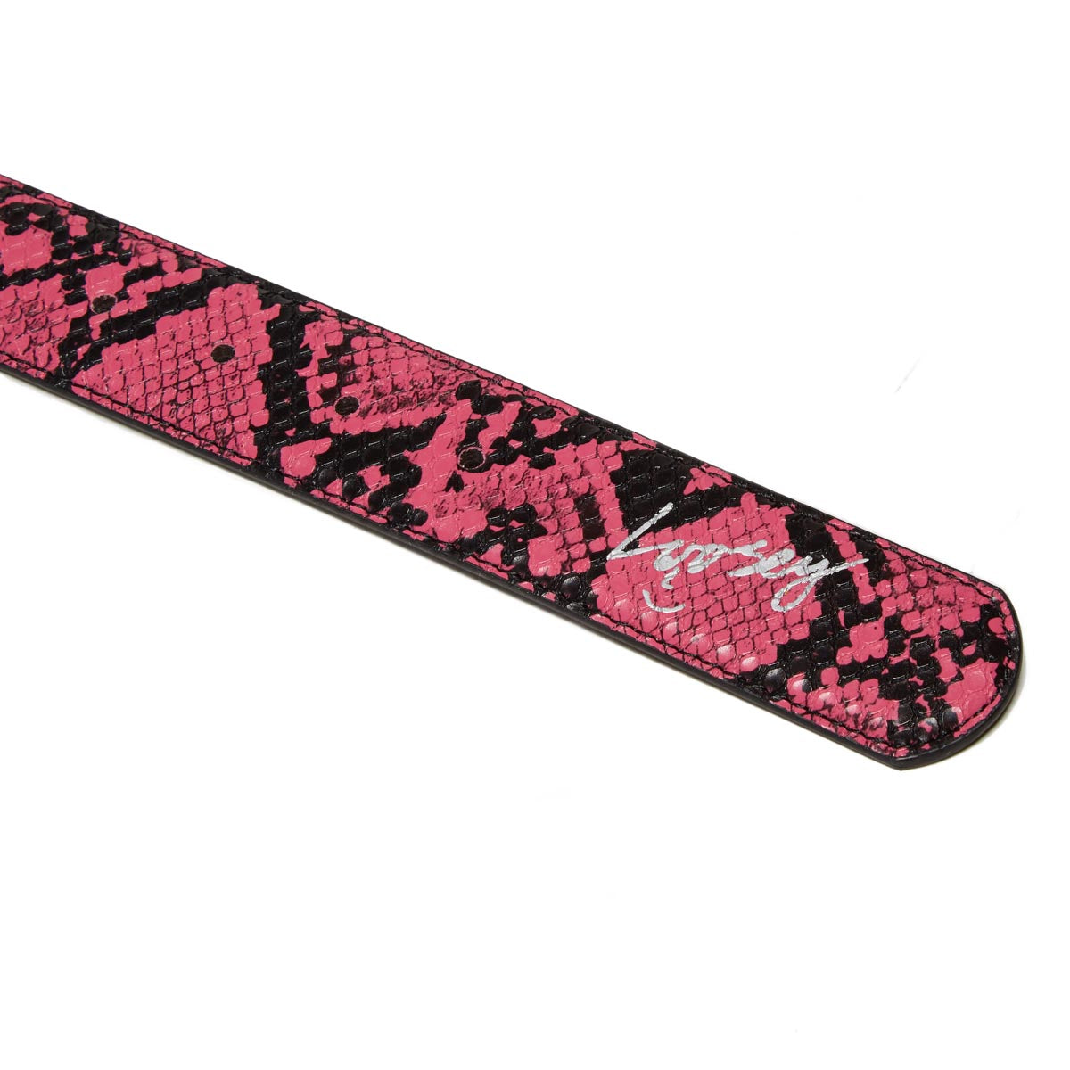 Loosey Snake Skin Belt - Pink image 3