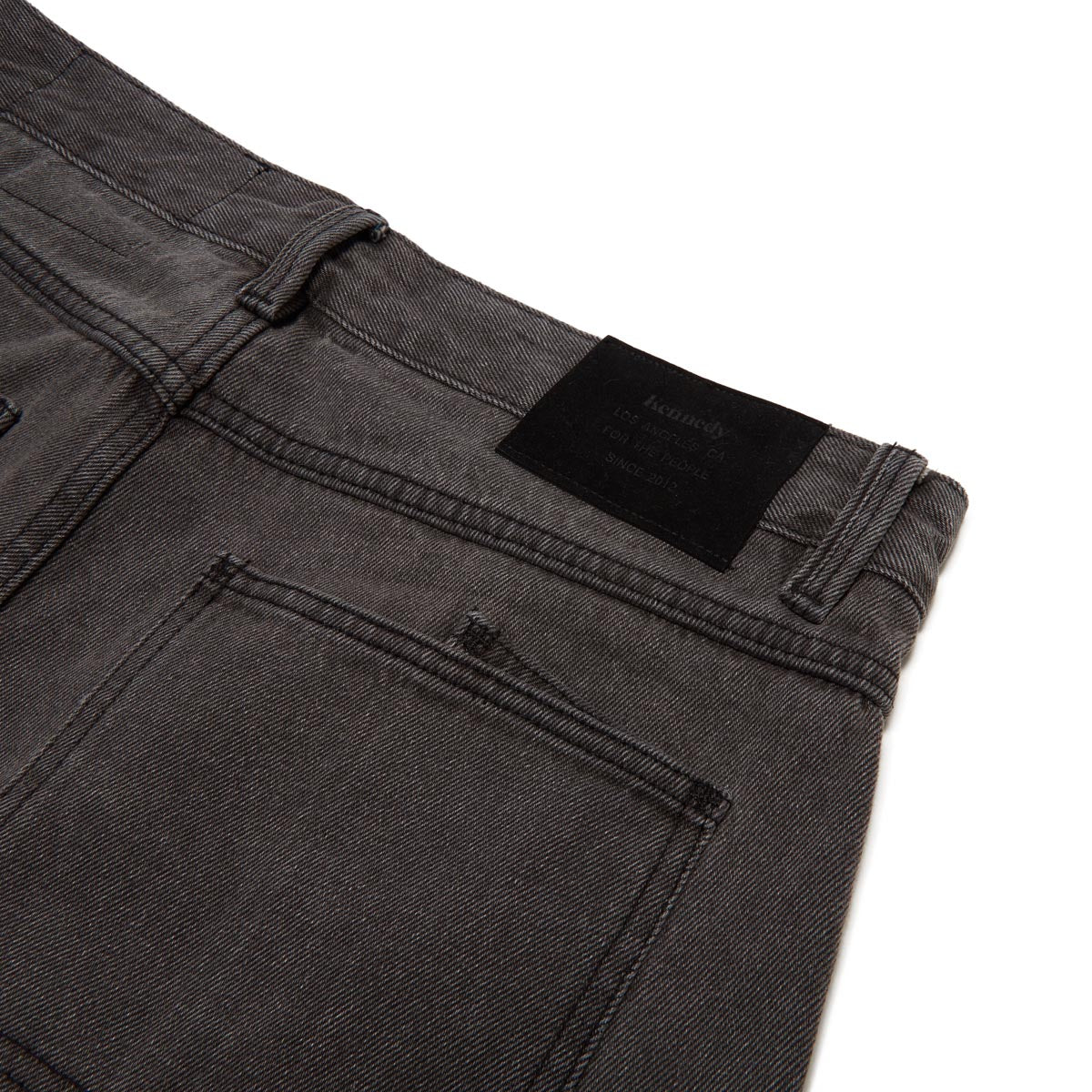 Kennedy The Wide Tapered Jeans - Black Flag image 4