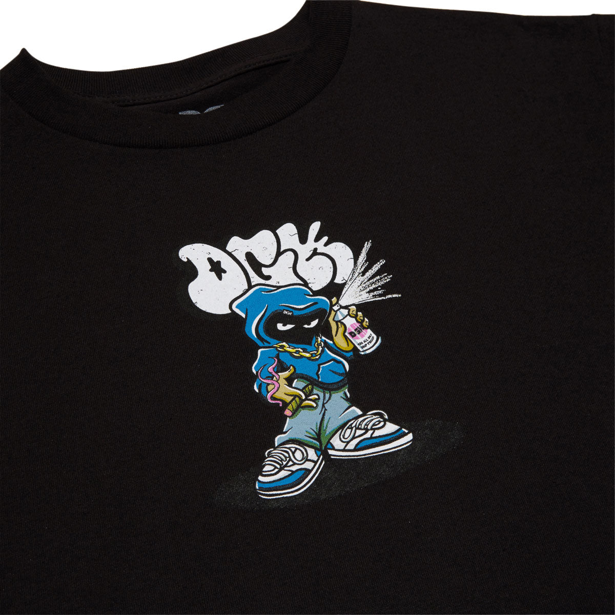 DGK Menace T-Shirt - Black image 3