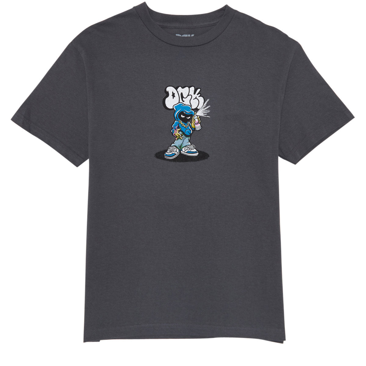 DGK Menace T-Shirt - Charcoal image 1