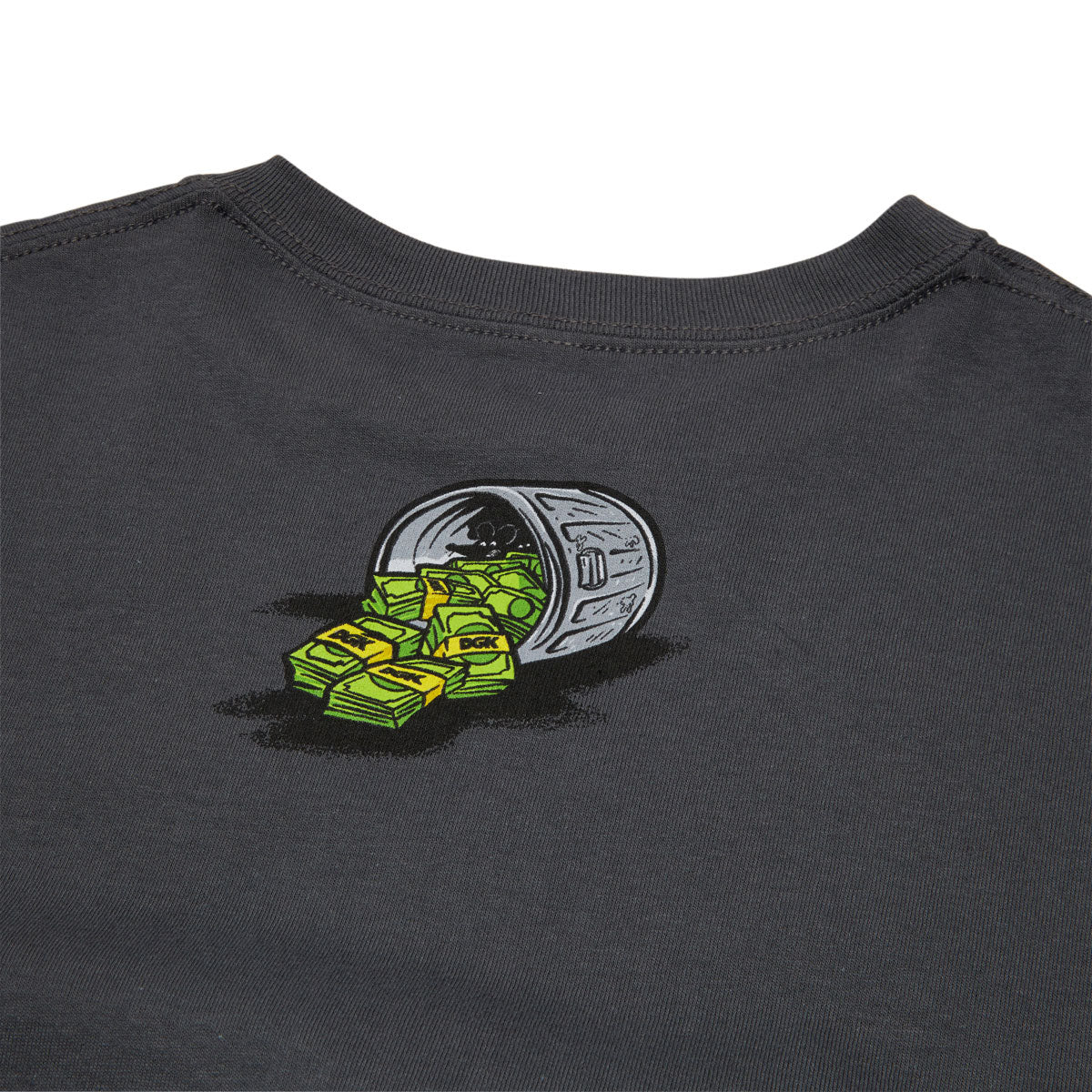 DGK Menace T-Shirt - Charcoal image 4