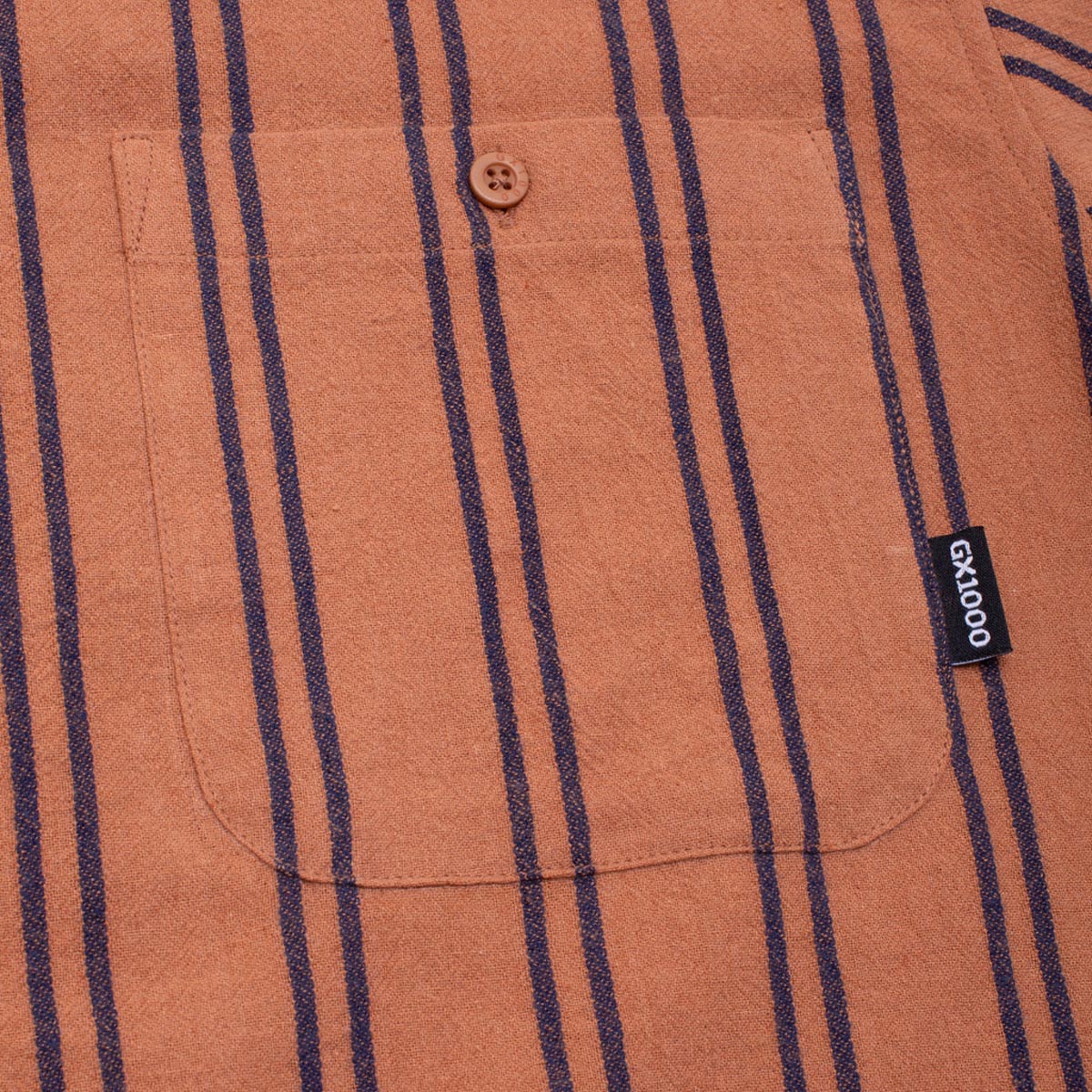 GX1000 Short Sleeve Button Down Shirt - Brown image 3