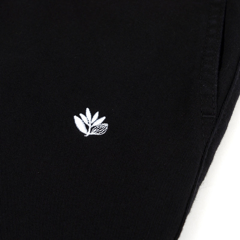 Magenta Slack Pants - Black